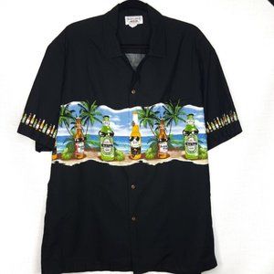 PACIFIC LEGEND Vintage Apparel Black Cerveza Shirt